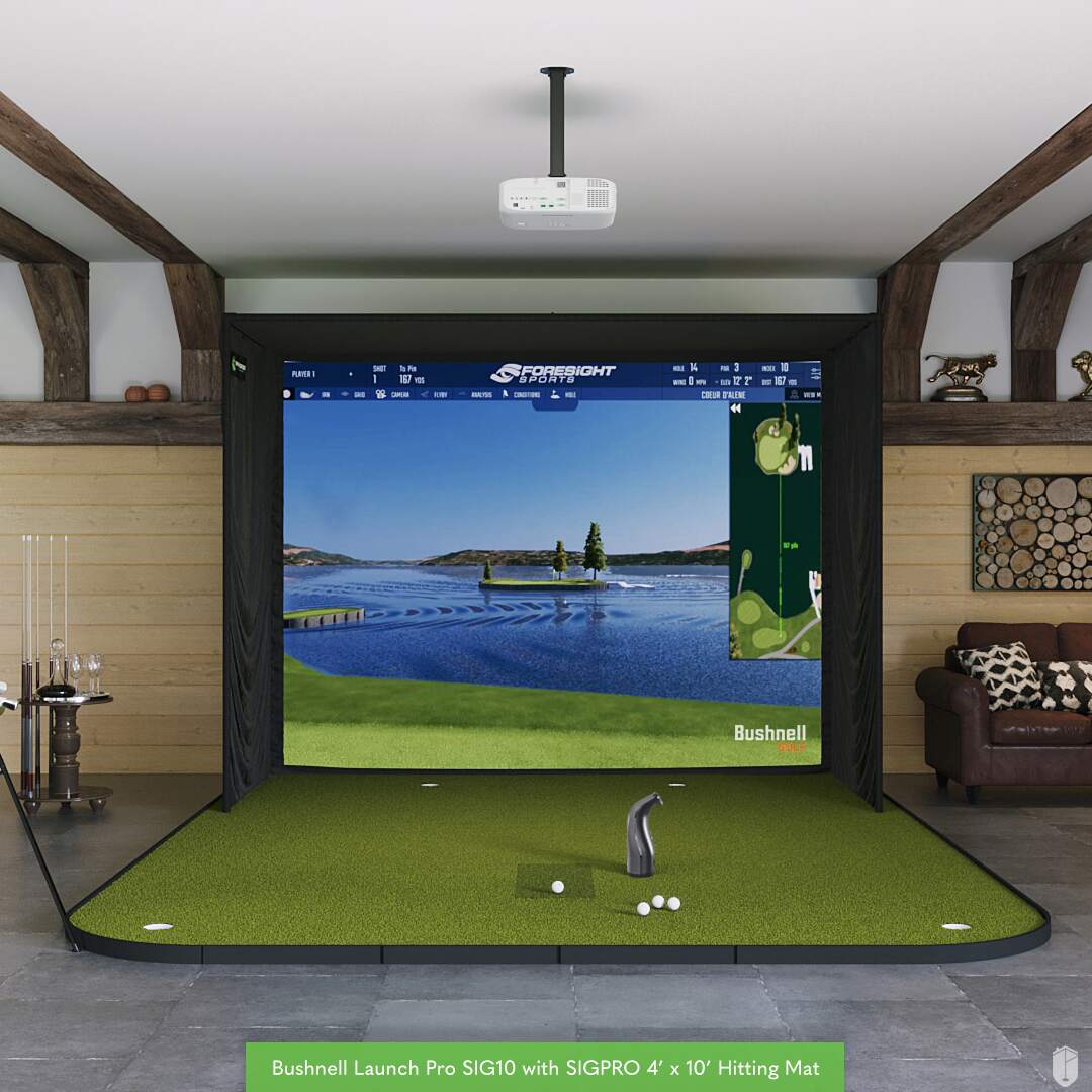 Bushnell Launch Pro SIG10 Golf Simulator Package