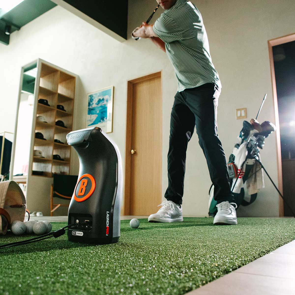 Bushnell LPi Circle B Personal Launch Monitor & Simulator