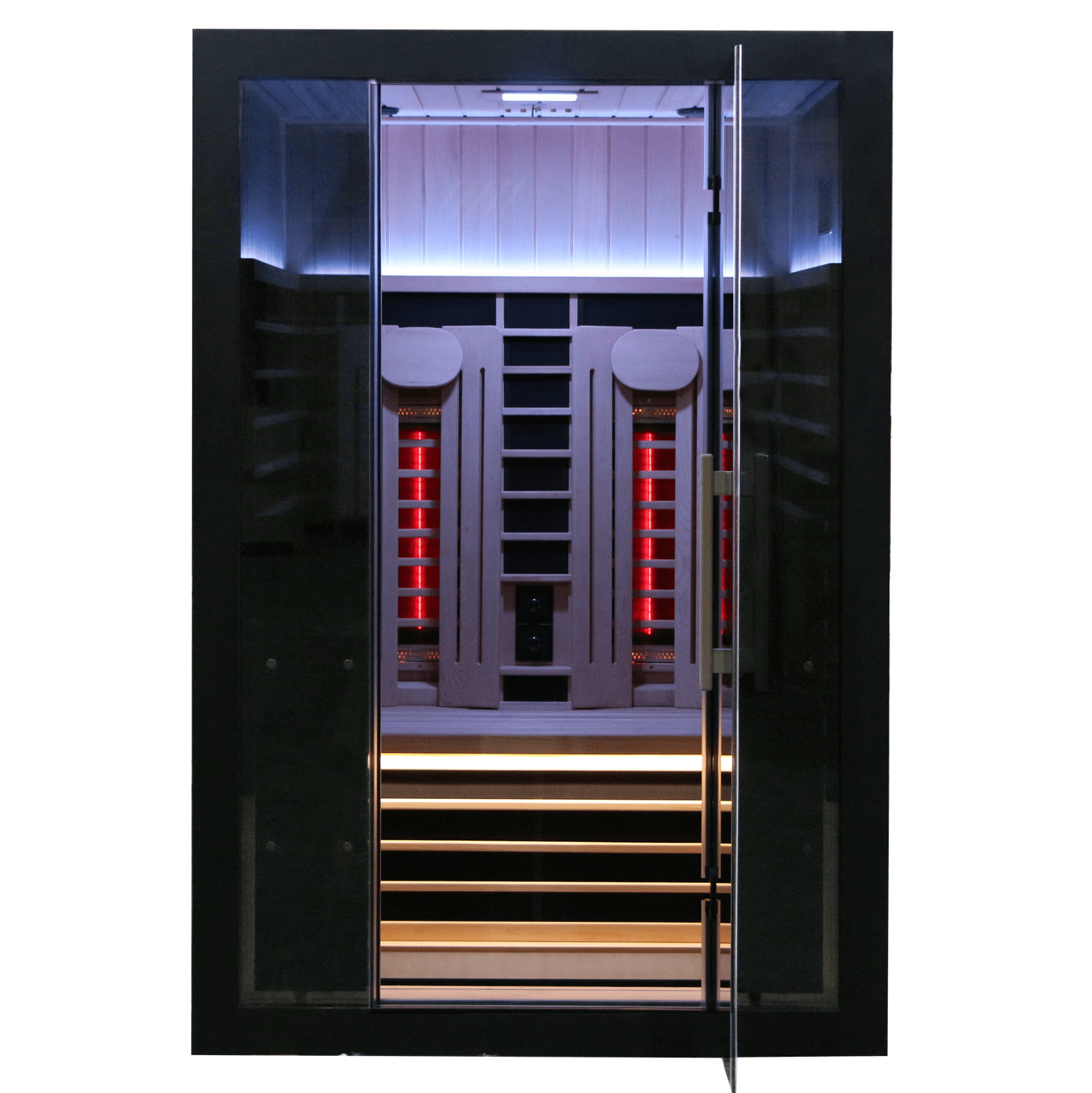 Sun Home Eclipse™ 2-Person Indoor Red Light & Full-Spectrum Infrared Sauna