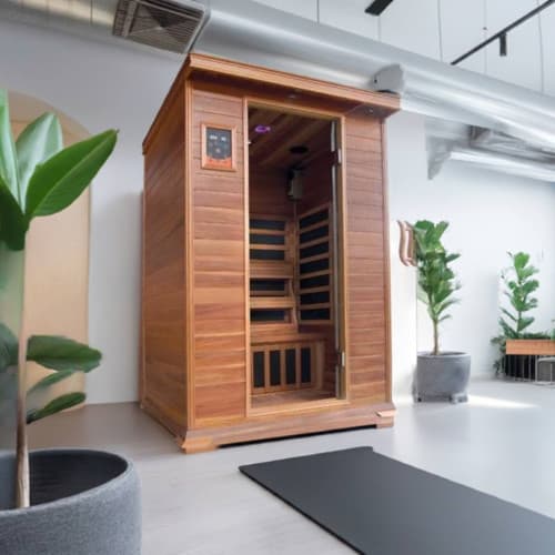 2-Person Indoor Infrared Cedar Sauna