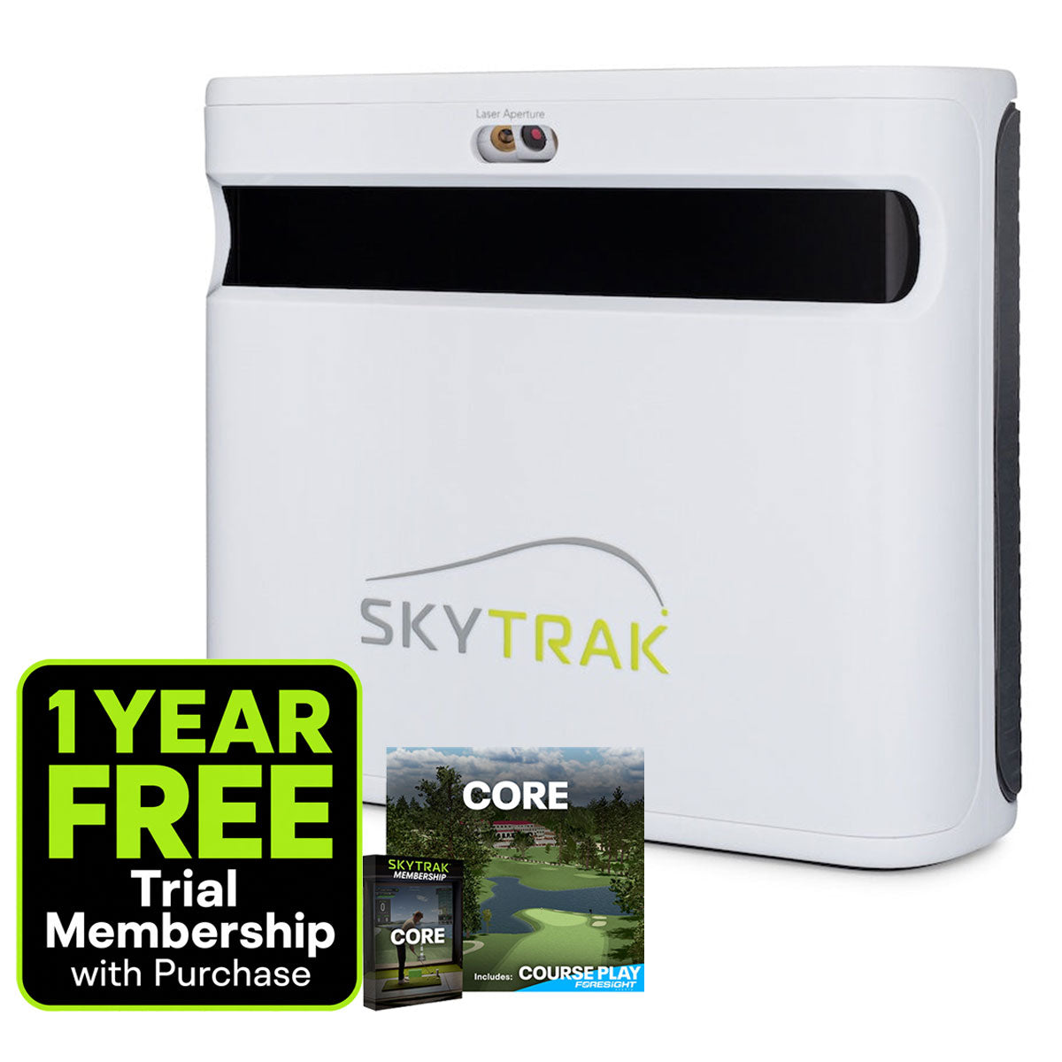SkyTrak Plus SimStudio Complete Golf Simulator Package