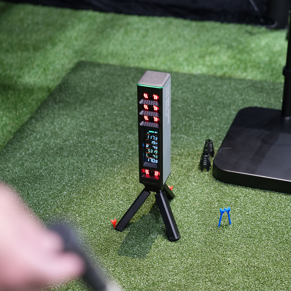 Square Golf Omni with PlayBetter SimStudio™ COMPLETE Package | Golf Simulator Studio with Impact Screen, Enclosure, Side Barriers, Hitting/Putting Mats & Projector
